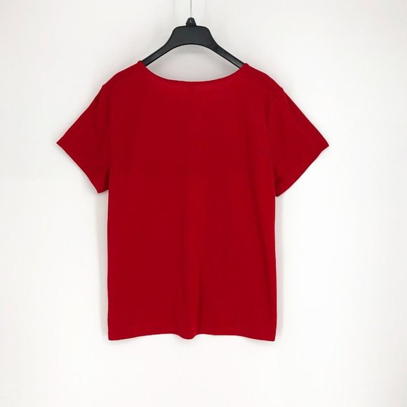 ID Ideology Womens Short Sleeve Rapid Dry Active T-Shirt Red 2XL - Picture 5 of 7